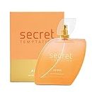 Secret Temptation Adore Eau De Parfum for Women, Long Lasting Floral Office Wear Fragrance, 100 ml|Luxury Women Perfume|Gift for Her