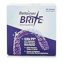 Retainer Brite Cleaning Tablets, For Removable Appliances Including Clear Retainers, Clear Aligners, Mouthguards, Nightguards, Tmj Appliances & Wire Retainers. 36 Tablets. by Retainer Brite