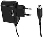 Eaxus® Charging Cable Suitable for Nintendo 3DS XL, 3DS, 2DS XL, 2DS, new3DS, new2DS & DSi - 1000 mA Fast Charger Power Supply, Black