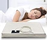 Grounding Mat with Grounding Cord,Grounding Sheets with Organic Cotton Conductive Silver Fiber, Grounding Improve Sleep (35X59inch)