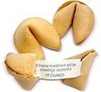 52USA Fortune Cookies, Approx. 50pcs, Vanilla Flavor, Fortune Cookies Individually Wrapped Bulk, Fresh Cookies 8oz