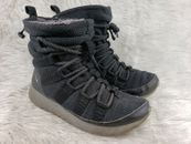 Nike Roshe One Hi Sneaker Boots 807424-001 Faux Fur Black & Gray Women’s Size 7