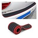 Rear Bumper Guard Protector for Car, Universal Rubber Scratch-Resistant Non-Slip Trunk Door Protector for Most Cars, Car Exterior Accessories