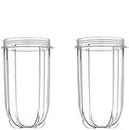 GG Pinkey Set of 2 Replacement Tall Cup for 250W Magic Bullet MB1001Series Blender Mixer Juicer