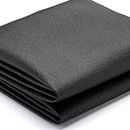K-Musculo Vinyl Fabric, Marine Faux Leather Upholstery, for Upholstery Crafts, DIY Sewings, Sofa, Handbag, Earrings, Hair Bows Decorations (Black 54'' X 108'' inch 3Yd)