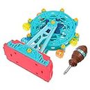 ibasenice 1 Set Assembly Ferris Wheel Kids Toys Early Education Toy Screw Assemble Toys Diy Ferris Wheel Toy Kid Ferris Wheel Toys Ferris Wheel Building Toy Nut Child Plastic Puzzle