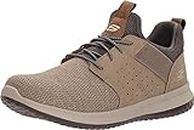 Skechers Men's Classic Fit-Delson-Camden Sneaker,taupe,12 Wide US