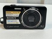 Sony Cyber-Shot DSC-WX7 Digital Camera 16.2MP 5x Zoom Black Untested
