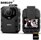 Fotocamera indossata corpo BOBLOV 4K con registratore audio video GPS sicurezza visione notturna