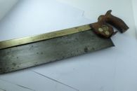 I.Sorby, Brass-backed 12" Tenon, 'Northern Tool Works', Handle a/f (1629)
