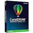 CorelDRAW Graphics Suite 2021 | Graphic Design Software for Professionals | Vector Illustration, Layout, and Image Editing | Amazon Exclusive ParticleShop Brush Pack [PC Disc] [Old Version]