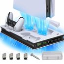 For PS5 Game Stand w/2 Cooling Fans Playstation 5 Dualsense Host Cooler Sale UK