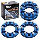 KSP 6X5.5 Hubcentric Wheel Spacers 1" Compatible with Toyota, M12x1.5 Thread 106mm Bore Aluminum Spacers Work On Tacoma 4WD 2002-2021,1996-2022 4Runner,2000-2006 Tundra,2007-2022 FJ Cruiser Blue