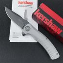 2023 New Kershow 3490 Folding Pocket Knife 8Cr13Mov Blade Steel Handle Outdoor 