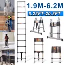 Extension Ladder with Hook More Stable Attic Ladder Telescoping Ladder Aluminum 