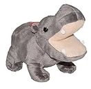 Wild Republic Wild Calls Hippo, Authentic Animal Sound, Stuffed Animal, 8 Inches, Gift for Kids, Plush Toy, Fill is Spun Recycled Water Bottles