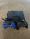 Sony PlayStation 4 Slim 500GB Gaming Console with 2 Controllers - Black