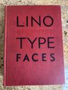 Libro de muestras LINOTYPE FACES ""Big Red"" de Mergenthaler Linotype Company Brooklyn