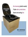 Compact Compost Toilet | Waterless, Odorless, No Solid Waste Cleaning