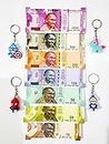 Fake Currency 70 Note for Kids 10 Units Each Denomination with 1 Key Chain All New 10 | 20 | 50 | 100 | 200 | 500 | 2000 Artificial Playing Currency, Learn Money Skills. (Multi Color)
