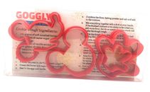 Mickey, Minnie Mouse Head & Hands Cookie Cutter Set of 4