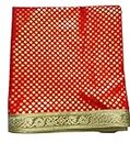 Lakshmi Maa Collection's Rumala Sahib Double Set(Red with Gota- 4 PEC.)