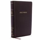 KJV Reference Bible Personal Size Giant Print Bonded Leather Burgundy Red Letter