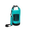 Pelican - Exocool Cooler Dry Bag - Collapsible Portable Soft Sided Roll - Insulated Waterproof Leak Proof for Kayaking, Hiking, Camping & Fishing - 10L, Blue