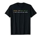 Programme de programmation Technology Logiciel Script HTML Network T-Shirt