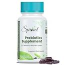 Sprowt Probiotics Supplement 2.75 Billion for Women & Men - 100 Veg Capsules (1) (100 count (Pack of 1))