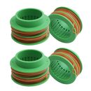 4x AS1300 String Trimmer Replacement Spool For EGO 15inch ST1500 ST1500-S 0.095