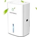 Small Dehumidifier, [Auto Shut Off] Homtronics 34 OZ/ 215 Sq.Ft Dehumidifiers for Home with One-Touch Start, 35dB Ultra-Quiet, Energy Saving Mini Dehumidifiers for Bedroom, Bathroom, RV, Office