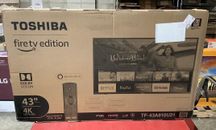 NEW Toshiba TF-43A810U21 43" Class LED 4K UHD Smart FireTV Edition BLACK TV
