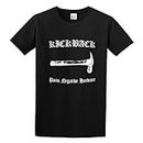 Kickback Paris Negative Hardcore Hammer Violence Nietzsche Hatred Not Your T-Shirt Black L