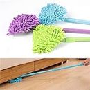 Today Deals, Flat Small Mop, Wet and Dry Microfiber Mops, Wall Household Cleaning Brush Chenille Mop Car Wash Mop Brush, for Cleaning Bathtub, Floor, Wall, Corner, Ceiling