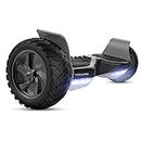 Tygatec G281, 8.5 inch All Terrain SUV Off-Road Hoverboard with Music Speakers and LED Lights, UL2272 Certified Self Balancing Scooter