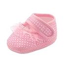 Lace Sole Casual Girls Shoes Baby Dot Infant Soft Prewalker Warm Baby Shoes Chaussures De Sports Éthique (Pink, 11)