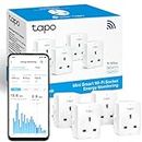 Tapo Smart Plug with Energy Monitoring, Max 13A,Works with Amazon Alexa & Google Home, Wi-Fi Smart Socket, Remote Control, Device Sharing, No Hub Required, Tapo P110 (4-Pack)