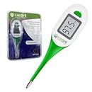 Carent Waterproof Flexible Tip Digital Thermometer for Body Fever Kids Adults & Babies Thermometer-4326 | CE & US FDA Certified