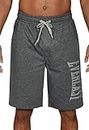 Everlast Mens Lounge And Casual Shorts, Grey, X-Large US