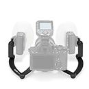 GODOX MF-DB Blitzhalterung 360° drehbarer Kopf, mehrfach winkelverstellbar mit 1/4-Zoll-Standardschraube für Dentalfotografie, Porträt-Makrofotografie für Nikon/Sony/Canon DSLR-Kameras