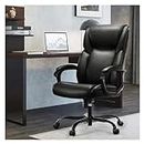 YONG - FR Appliques, Executive High Back Home Office Desk Soft Armrest Padded Computer Armchair Gamer Chair Black Gamingchair Gaming Chairs Ergonomic (Color : Noir)