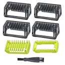 Guide Comb attachments Set,Adjustable attachments Guide Comb for Philips one Blade QP2520 QP2530 QP2620 QP2630,Philips one Blade attachments Accessories for face and Body Combs(7pcs)