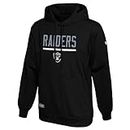 New Era NFL Men's Safety Performance Pullover Hooded Sweatshirt, Pro Football Fleece Hoodie, Las Vegas Raiders, Large
