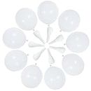 BEISHIDA 100 Pack 10 Inch Thicken Light White Balloons,Large Macaron White Latex Helium Balloons for Birthday Wedding Reception Bridal Shower Party Decorations Supplies