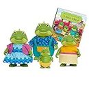 Li’l Woodzeez – Li’l Woodzeez – Animal Figurine Set – Alligator Family – Changeable Clothes – Kids 3 Years + – Bogglesby Alligator Family