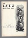 Arthur Miller's "VIEW FROM THE BRIDGE" Van Heflin / Eileen Heckart 1955 Playbill