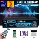 2000W Audio Power Amplifier 2CH bluetooth FM Home Stage Karaoke Amp USB/SD Card