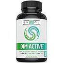 Zhou Nutrition DIM Active DIM Supplement - Menopause & Estrogen Metabolism Supplement with 250mg DIM plus Broccoli Seed Extract & Bioperine - Hormone Balance Support for Women & Men - 60 Capsules