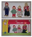 Bino brand puppets family dollhouses 4 pieces parents (cm 12) and children